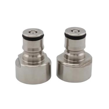 Imagem de Fabricação caseira de cerveja Carbonation Cap Ball Lock Post Conversion Kit, Convert to Ball Lock Keg Coupler Adapter for Homebrew A D S G Type Keg Coupler Acessórios para vinho(Gas and Liquid)