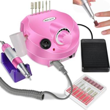Imagem de Super Lixadeira Motor Elétrica Unhas Nail Drill Porquinho 110V/220V 1 