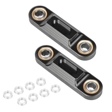 Imagem de KAMIYONG 2 peças de elos de extremidade de barra oscilante antebraço 8 cm conjunto de juntas cilíndricas lingote de ligação cilíndrica acessórios de motocicleta de alumínio apto para modelos Can-Am