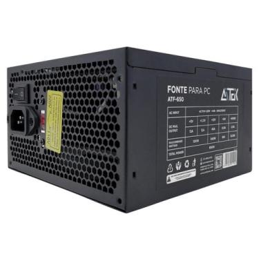 Imagem de Fonte De Alimentação Para Computador Pc Atx de 650w real - Aitek