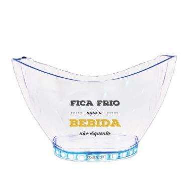 Imagem de Champanheira Com Led Personalizada Fica Frio - Krystalon