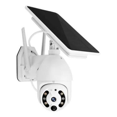 Imagem de Solar Wifi Câmera Externa Vigilância Resiste Sol - DMK