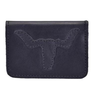 Imagem de Carteira Masculina Preta Pequena de Couro Brete Boots-Masculino