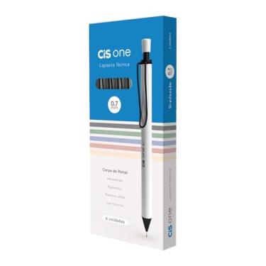 Imagem de Lapiseira Profissional CIS One 0.7mm, Grafite, Caixa com 6 unidades