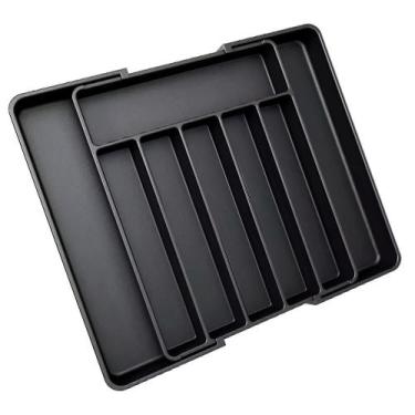 Imagem de Porta Talher Organizador Gaveta Cozinha Divisória Ajustável - Neoimp