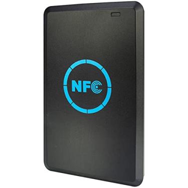 Imagem de Leitor de cartão RFID NFC IC e ID Chip, 125 kHz/13,56 mHz EM4100/S50 Controle de acesso/fechaduras de gabinete legíveis e graváveis, etiquetas de identificação IC Copiadora