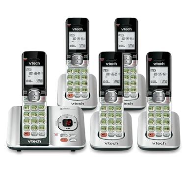 Imagem de Telefone sem fio VTech DECT 6.0 com 5 aparelhos com atendimento