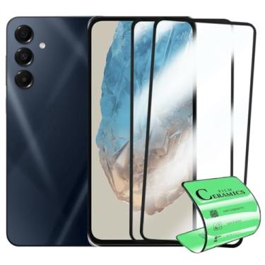 Imagem de 2 Películas Protetora de Cerâmica Compatível Samsung Galaxy M35 Cobertura Total, Não Quebra
