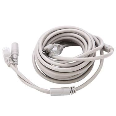 Imagem de Pssopp RJ45+DC CAT 5 Ethernet CUBO CCTV, Câmeras IP de 20m NVR Power e CAT 5 para Vigilância Comercial, Conexões Masculinas e Femininas, Leve e Portátil, Conveniente (5m)