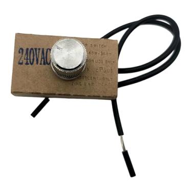 Imagem de YWJLQH Interruptor de luz dimmer anti cintilação 240 V dispositivo de escurecimento para LED regulável 300 watts versátil anti interferência para carros e