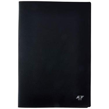 Imagem de Pasta Grampo Trilho Plástica, ACP, Preto, A4