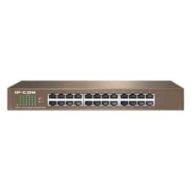 Imagem de Switch IP-Com 24pt Gigabit para Rack e Mesa - G1024D - Com/Tem, Cinza 