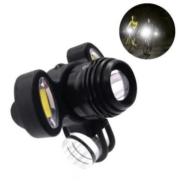Imagem de Farol Dianteiro Bicicleta T6 4 Modos de Luz Ciclismo + NF - ZONNE