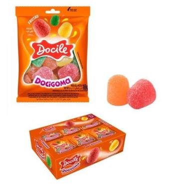 Imagem de Caixa Bala De Goma Mini Sino Sortido 24Unidades De18G Docile