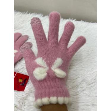 Imagem de Luva Infantil Frio Inverno de Lã 3 a 12 Anos Aquece - princesa, 6, 12 