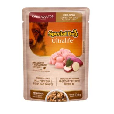 Imagem de Ração Úmida Special Dog Ultralife para Cães Adultos Sabor Frango 100g