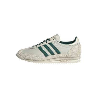 Imagem de adidas Originals SL 72 Tênis feminino, Verde universitário branco, 36