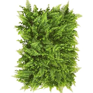 Imagem de Kit 30 Placas De Samambaia Eucalipto 40 x 60cm Muro Inglês Jardim Vertical