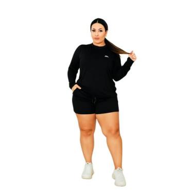 Imagem de Camiseta Manga Longa Com Proteção UV FPS50 Feminino Plus Size - AST St