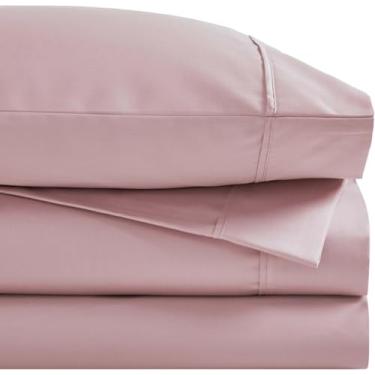 Imagem de Superior Jogo de cama rico em algodão, roupa de cama diária pesada, decoração moderna, inclui 1 lençol elástico com elástico alto, 1 lençol de cima, 2 fronhas - Casal, azul claro