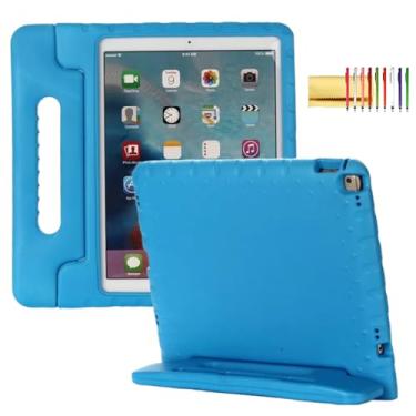 Imagem de Capa infantil para iPad Pro de 12,9 polegadas (1ª/2ª geração) 2015/2017, alça Techcircle com suporte, leve, espuma EVA, amortecedor, resistente, à prova de crianças, com compartimento para caneta