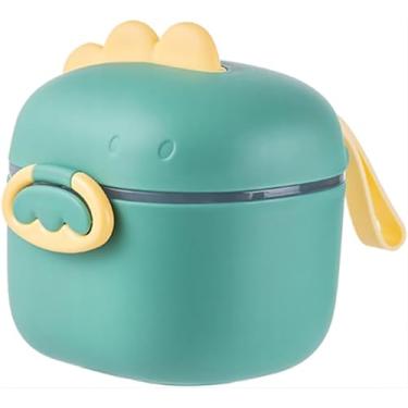 Imagem de Porta Leite Em Pó Bebê Passeio Viagem Dosador Nivelador (Verde)