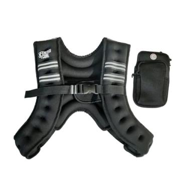 Imagem de Colete com peso de 3,6 kg para mulheres e homens – colete de treino de ajuste ajustável para caminhada, corrida, cardio e HIIT | Design de peso fixo, respirável e sem salto | Equipamento ENERGI CORE