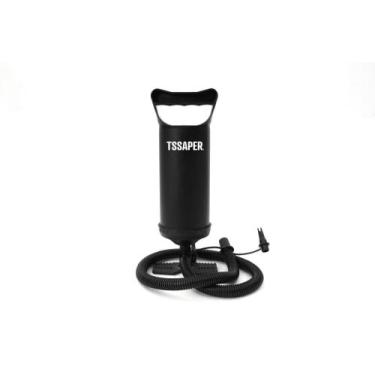 Imagem de Bomba de Ar para infláveis piscina colchao botes com 3 Bicos Adaptador