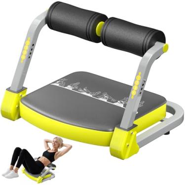 Imagem de Máquina de abdômen, máquina de treinamento abdominal para academia doméstica, equipamento de exercício sentado para uso doméstico, resistência ajustável de 4 níveis para treino de estômago, máquina de