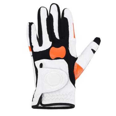 Imagem de RiToEasysports Luva de Golfe para Mão Esquerda, Luva de Golfe Com Punho de Silicone Antiderrapante para Malha de Treinamento de Controle de Balanço, Tecido de Alta Elasticidade para Homens e