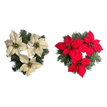 Imagem de Guirlanda Flores 25cm CV244443 Cazza Sort