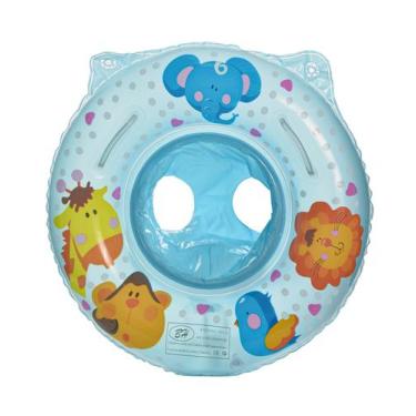 Imagem de Boia de Bebê Inflável com Assento Fralda  Estável e Segura COR:Azul - 