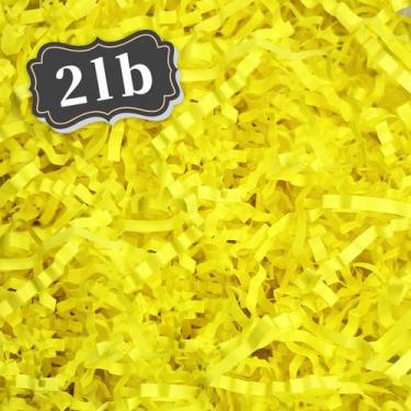 Imagem de Papel enrugado amarelo fluorescente ZEBMOON 900g