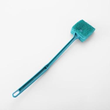 Imagem de Escova de limpeza de raspador de algas de aquário – ferramenta de limpeza de cabo longo eficaz verde médio para tanques de peixes de vidro