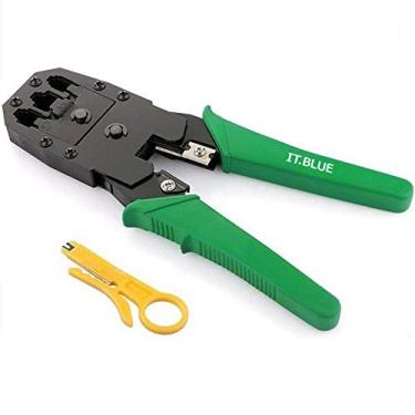 Imagem de Alicate Crimpar Cabo Rede Rj45 Rj11 Rj12 Decapador Fio