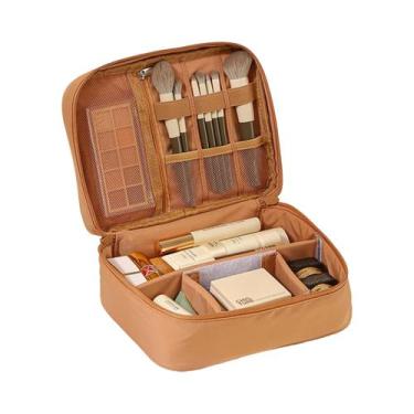 Imagem de Bolsa De Maquiagem Impermeável Unissex Em Tecido Oxford Reforçado, Est