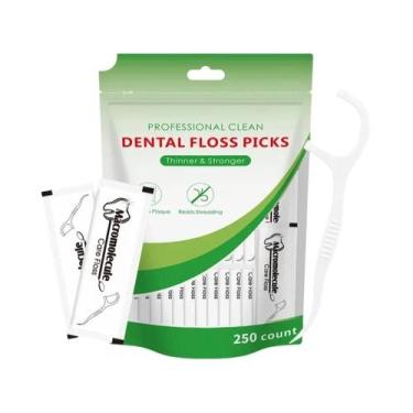 Imagem de Palitos De Fio Dental Descartáveis Embalados Individualmente 750/500/2