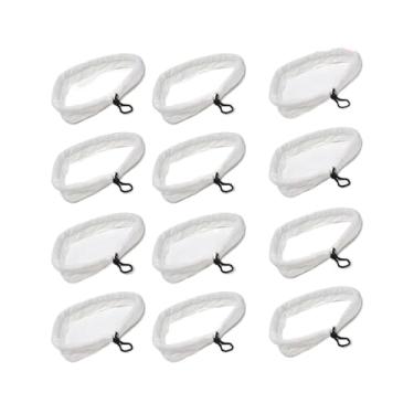 Imagem de Hujscufdjy Almofadas de substituição para esfregão acessórios, compatíveis com Steamboy X5 H20 S302 S001 SKG 1500W (12 peças)