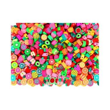 Imagem de Contas De Argila Polimérica Em Formato De Frutas 30 60 120 Peças Para 