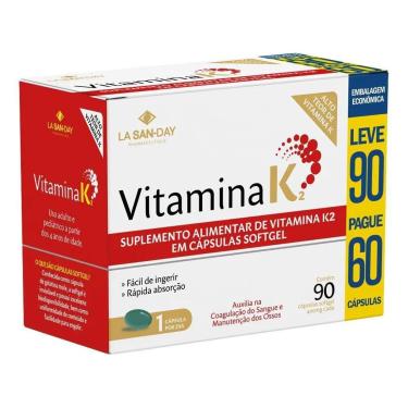 Imagem de Vitamina K2 90 Cápsulas La San Day-Unissex
