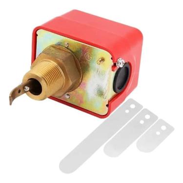 Imagem de 2X Fluxostato Chave De Fluxo Palheta Inox Água Rosca 1 Bsp T