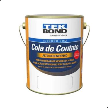 Imagem de Cola de Contato Tekbond 2,8kg Uso Profissional Diário