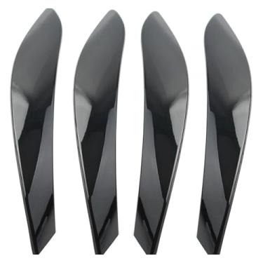 Imagem de Guarnição Da Tampa Da Maçaneta Da Porta Interna Do Carro Compatível Com BMW 3 4 Series 3GT 2013 2014 2015 2016-2018 Caixa De Maçaneta Preta Shell Decoração Do Guidão