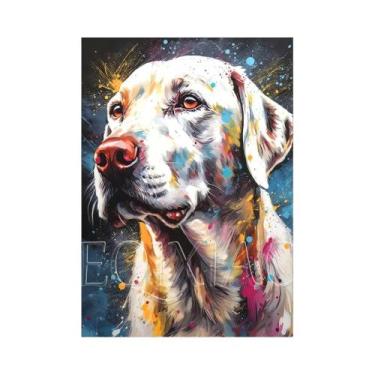 Imagem de Pintura Diamante De Animais (Gato, Cão, Cisne) Com Bordado Completo De