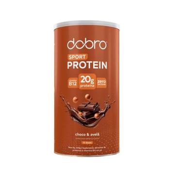 Imagem de Sport Protein Proteína Vegana Sabor Choco e Avelã 450g Dobro