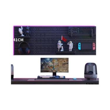Imagem de Pegboard De Parede Sem Furos, Suporte De Armazenamento Multifuncional 
