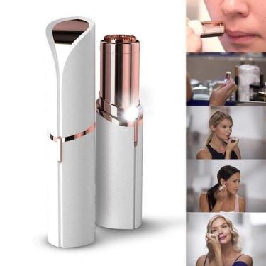 Imagem de Removedor De Pelos Faciais Feminino Recarregável USB Com Luz Led Para 
