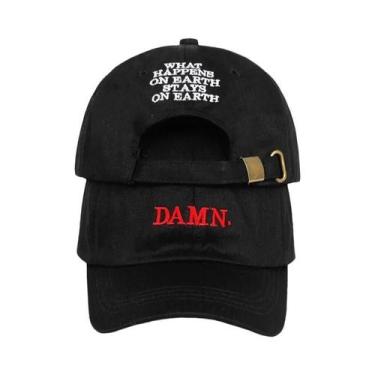Imagem de Boné Unissex De Verão E Primavera Com Bordado Kendrick Lamar DAMN Eart
