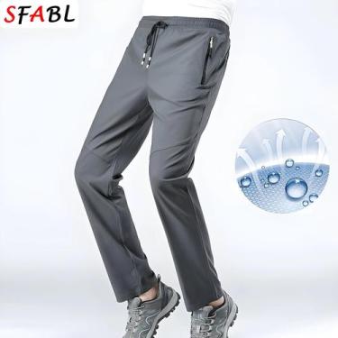 Imagem de Calça Masculina 5XL de Alta Elasticidade - Secagem Rápida para Esporte