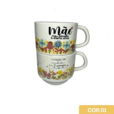 Imagem de Xícaras de Chá Hotel com 2 Unidades Dia das Mães 150ml (sortido) - Dis